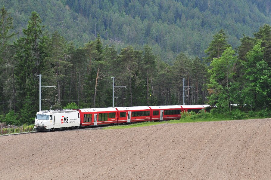 RhB Glacier Express, Allegra Triebwagen und andere (29)